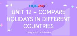 Unit 12 – Compare Holidays in Different Countries
