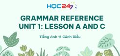 Grammar Reference Unit 1: Lesson A and C