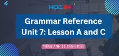 Grammar Reference Unit 7: Lesson A and C