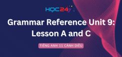 Grammar Reference Unit 9: Lesson A and C