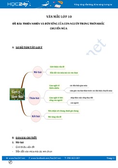 Thiên nhiên và đời sống của con người trong thời khắc chuyển mùa