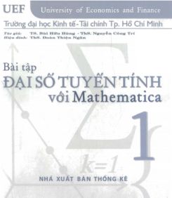 Ebook Bài tập Đại số tuyến tính với Mathematica