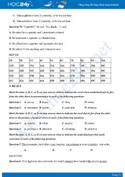 Bộ 5 đề thi thử THPT QG năm 2021 môn Tiếng Anh Trường THPT Lê Trực Lần 2