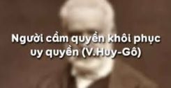 Văn mẫu về Người cầm quyền khôi phục uy quyền