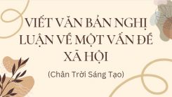 Soạn bài Viết văn bản nghị luận về một vấn đề xã hội tóm tắt - Chân trời sáng tạo Ngữ văn 10