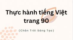 Soạn bài Thực hành tiếng Việt trang 90 tóm tắt - Chân trời sáng tạo Ngữ văn 10
