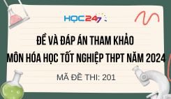 Đề thi và đáp án tham khảo môn Hóa học tốt nghiệp THPT 2024 - Mã đề 201